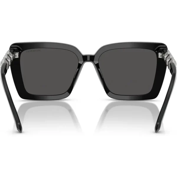 SWAROVSKI LENTES DE SOL CUADRADO SK6032 55 MM MUJER | BLACK/DARK GREY