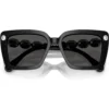 SWAROVSKI LENTES DE SOL CUADRADO SK6032 55 MM MUJER | BLACK/DARK GREY