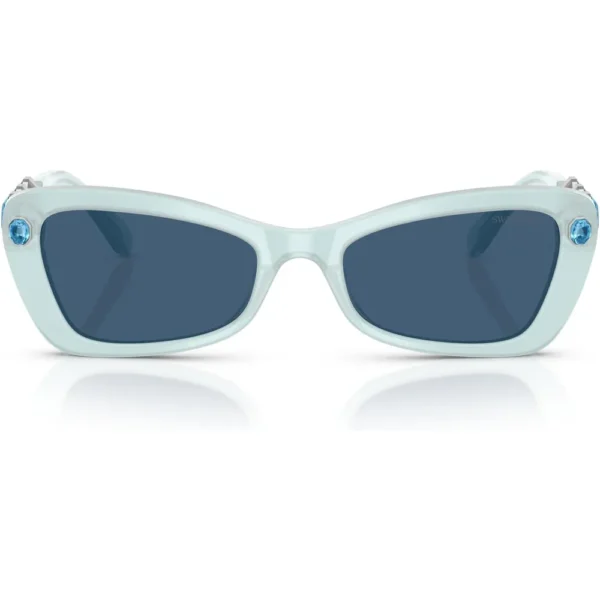 SWAROVSKI LENTES DE SOL MARIPOSA SK6033 54 MM MUJER | MILKY BLUE/DARK BLUE