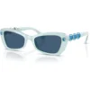 SWAROVSKI LENTES DE SOL MARIPOSA SK6033 54 MM MUJER | MILKY BLUE/DARK BLUE