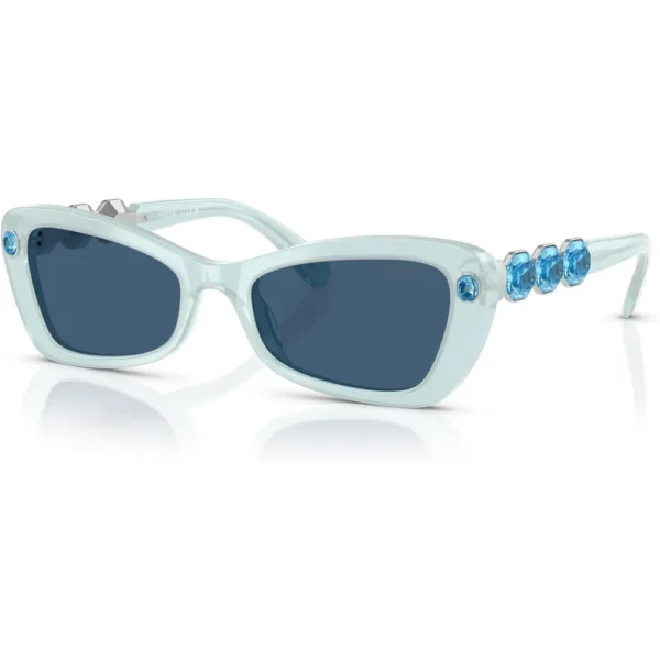 SWAROVSKI LENTES DE SOL MARIPOSA SK6033 54 MM MUJER | MILKY BLUE/DARK BLUE
