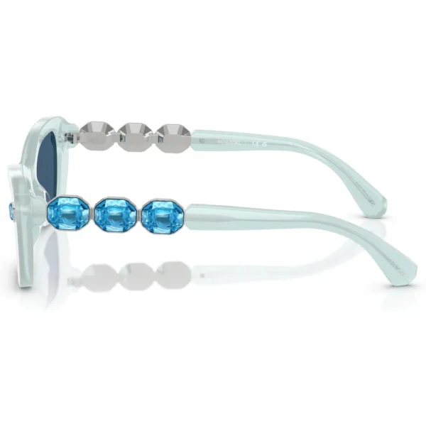 SWAROVSKI LENTES DE SOL MARIPOSA SK6033 54 MM MUJER | MILKY BLUE/DARK BLUE