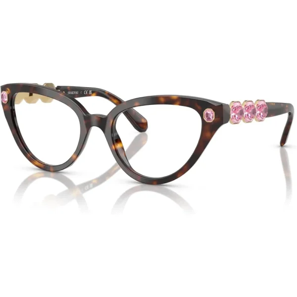 SWAROVSKI MONTURA SK2028 51 MM MUJER | HAVANA/DEMO LENS