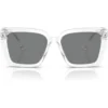 SWAROVSKI LENTES DE SOL CUADRADO SK6032 55 MM MUJER | TRANSPARENT/DARK GREY