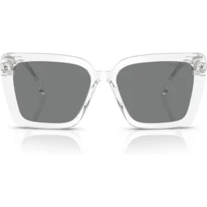 SWAROVSKI LENTES DE SOL CUADRADO SK6032 55 MM MUJER | TRANSPARENT/DARK GREY