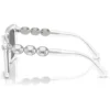 SWAROVSKI LENTES DE SOL CUADRADO SK6032 55 MM MUJER | TRANSPARENT/DARK GREY