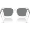 SWAROVSKI LENTES DE SOL CUADRADO SK6032 55 MM MUJER | TRANSPARENT/DARK GREY