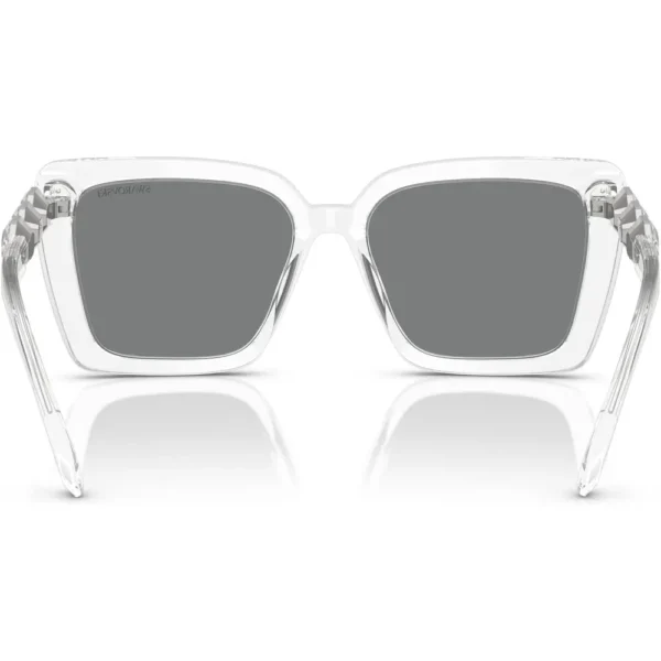 SWAROVSKI LENTES DE SOL CUADRADO SK6032 55 MM MUJER | TRANSPARENT/DARK GREY