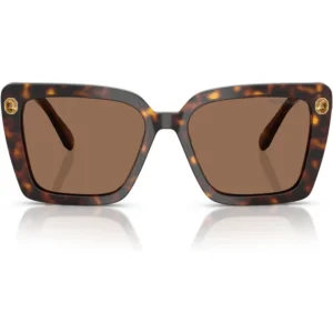 SWAROVSKI LENTES DE SOL CUADRADO SK6032F 55 MM MUJER | HAVANA/DARK BROWN