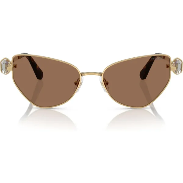 SWAROVSKI LENTES DE SOL MARIPOSA SK7003 57 MM MUJER | GOLD/DARK BROWN