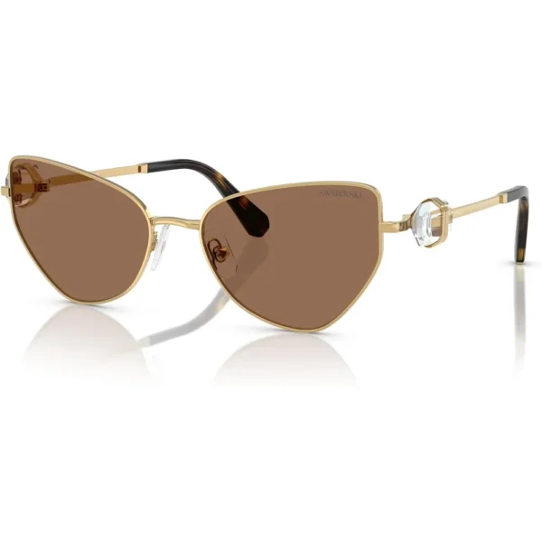SWAROVSKI LENTES DE SOL MARIPOSA SK7003 57 MM MUJER | GOLD/DARK BROWN