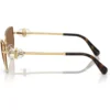 SWAROVSKI LENTES DE SOL MARIPOSA SK7003 57 MM MUJER | GOLD/DARK BROWN