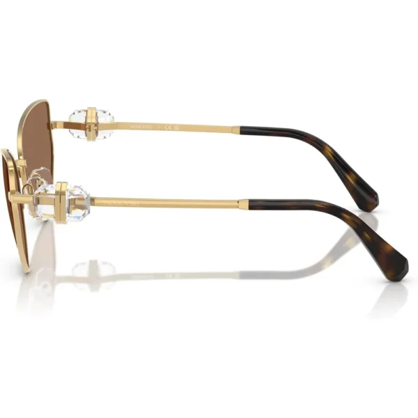SWAROVSKI LENTES DE SOL MARIPOSA SK7003 57 MM MUJER | GOLD/DARK BROWN