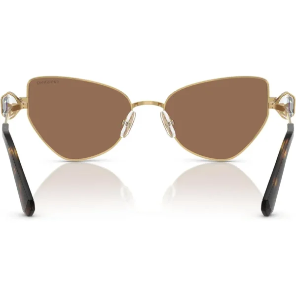 SWAROVSKI LENTES DE SOL MARIPOSA SK7003 57 MM MUJER | GOLD/DARK BROWN