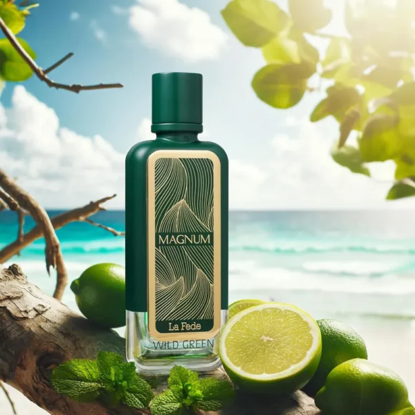 PERFUME KHADLAJ LA FEDE MAGNUM WILD GREEN EDP HOMBRE 3.4 OZ / 100 ML