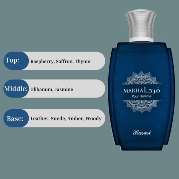 PERFUME RASASI MARHA EDP HOMBRE 3.38 OZ / 100 ML