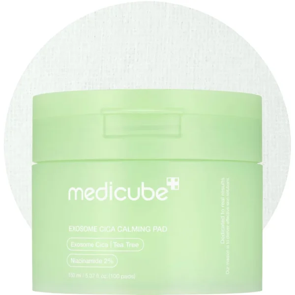 DISCOS TONIFICANTES MEDICUBE EXOSOME CICA TEA TREE PAD 100 UND