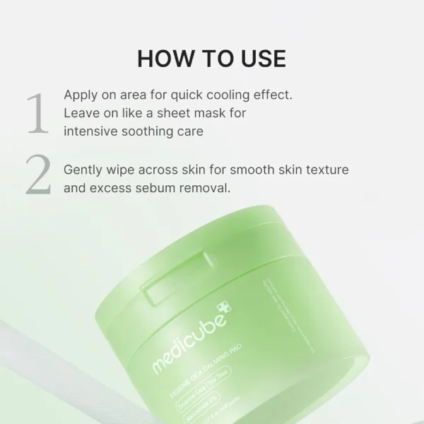 DISCOS TONIFICANTES MEDICUBE EXOSOME CICA TEA TREE PAD 100 UND