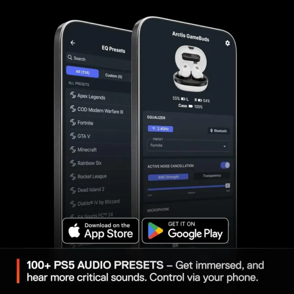 AUDÍFONOS BLUETOOTH ARCTIS GAMEBUDS PS5/PC STEELSERIES