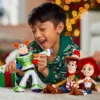 SET PELUCHES NAVIDEÑOS WOODY BUZZ Y JESSIE TOY STORY DISNEY STORE