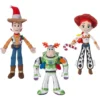 SET PELUCHES NAVIDEÑOS WOODY BUZZ Y JESSIE TOY STORY DISNEY STORE