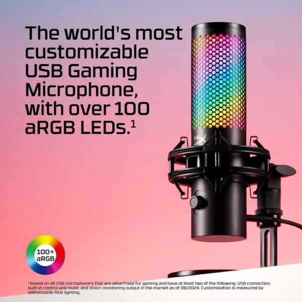 MICRÓFONO HYPERX QUADCAST 2 S USB | RGB