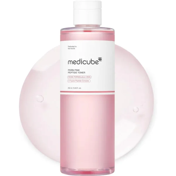 TÓNICO FACIAL MEDICUBE PDRN PINK PEPTIDE TONER 8.45 OZ / 250 ML