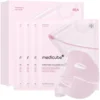 PACK 4 MASCARILLA MEDICUBE SALMON PINK COLLAGEN GEL MASK 0.98 OZ / 28 G