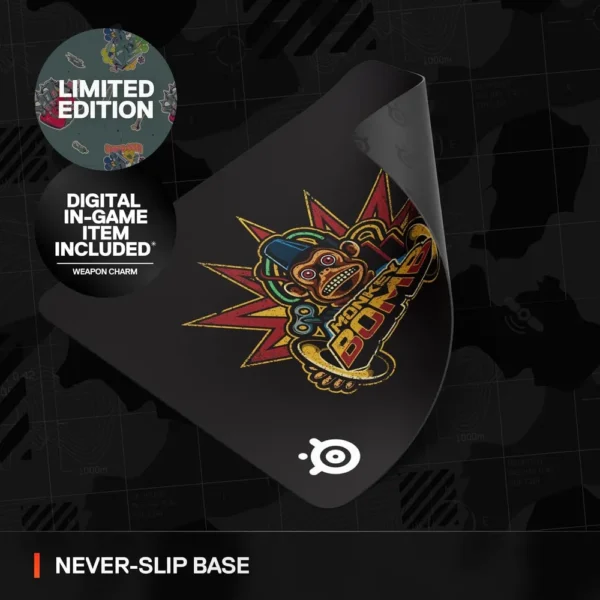 MOUSEPAD QCK LARGE CALL OF DUTY MONKEY BOMB EDITION STEELSERIES | NEGRO