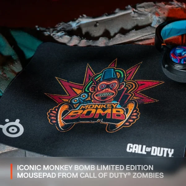 MOUSEPAD QCK LARGE CALL OF DUTY MONKEY BOMB EDITION STEELSERIES | NEGRO