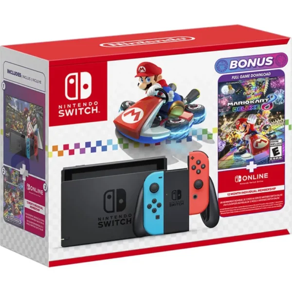 CONSOLA NINTENDO SWITCH + MARIO KART 8 DELUXE