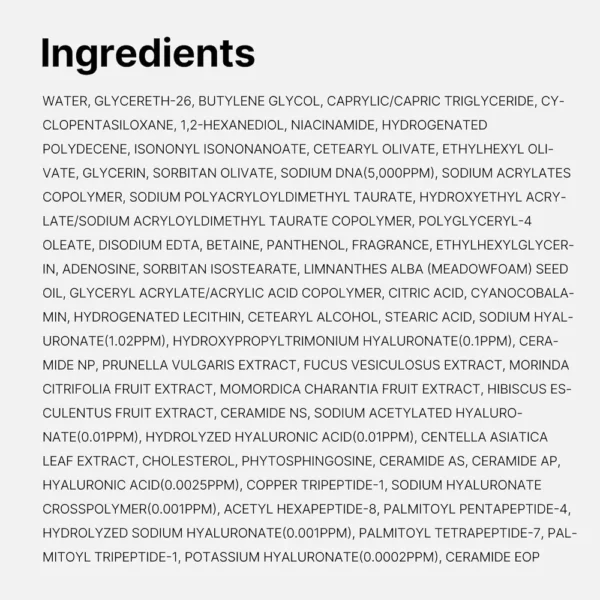 CREMA HIDRATANTE MEDICUBE SALMON DNA PDRN HYALURONIC CREAM 1.7 OZ / 50 ML