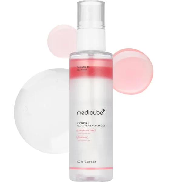 SPRAY SERUM MEDICUBE SALMON PINK GLUTATHIONE SPRAY SERUM 3.4 OZ / 100 ML