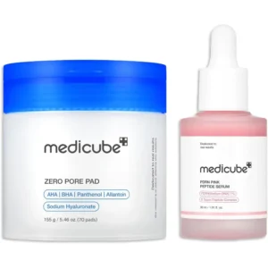 SET MEDICUBE ZERO PORE 2.0 + PDRN PINK PEPTIDE SERUM 2 PZS