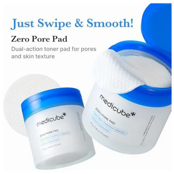 SET MEDICUBE ZERO PORE 2.0 + PDRN PINK PEPTIDE SERUM 2 PZS