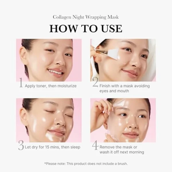 SET MEDICUBE NIGHT COLLAGEN MASK + SALMON DNA PDRN MASK 5 PZS