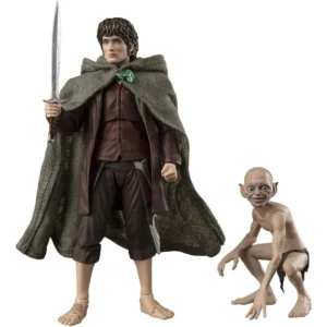 FIGURA FRODO Y GOLLUM EL SEÑOR DE LOS ANILLOS TAMASHII NATIONS