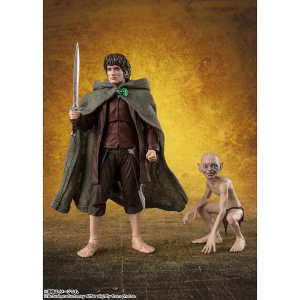 FIGURA FRODO Y GOLLUM EL SEÑOR DE LOS ANILLOS TAMASHII NATIONS