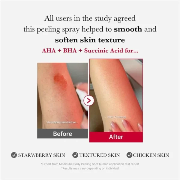 SET MEDICUBE RED BODY CARE PEELING SHOT + BODY WASH + RED BODY GEL SET 3 PZS