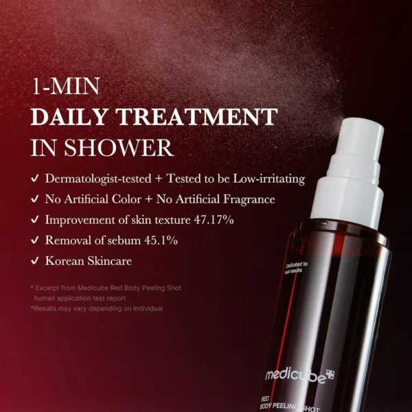 SET MEDICUBE RED BODY CARE PEELING SHOT + BODY WASH + RED BODY GEL SET 3 PZS