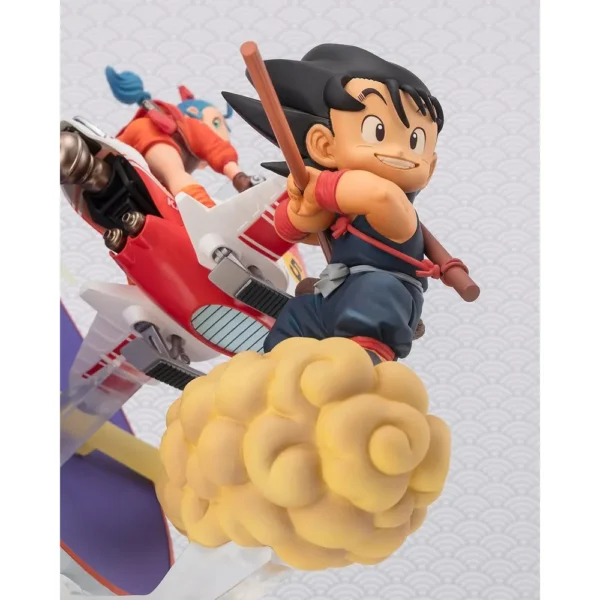 FIGURA SON GOKU Y BULMA DRAGON BALL TAMASHII NATIONS
