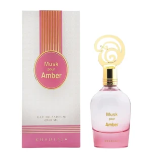 PERFUME KHADLAJ MUSK POUR AMBER EDP MUJER 3.4 OZ / 100 ML