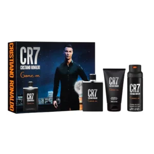 PERFUME CR7 GAME ON EDT HOMBRE SET 3 PZS