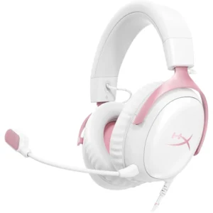AUDÍFONOS ALÁMBRICOS HYPERX CLOUD III | ROSA