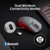 MOUSE INALÁMBRICO HYPERX PULSEFIRE HASTE 2 PRO 4K 26000 DPI | GRISPIZARRA