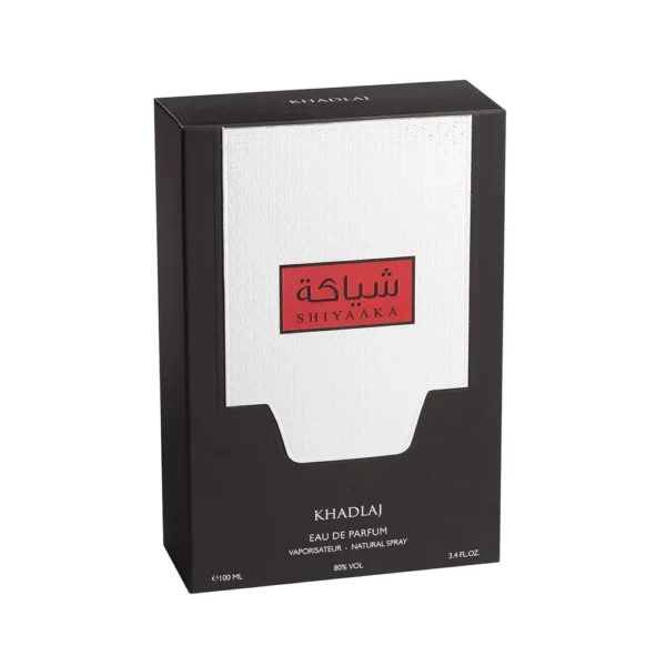 PACK 2 PERFUME KHADLAJ SHIYAAKA SILVER EDP HOMBRE 3.4 OZ / 100 ML