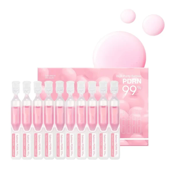 PACK 10 SUERO MEDICUBE SALMON DNA PDRN ONE DAY AMPOULE 0.51 OZ / 15 ML