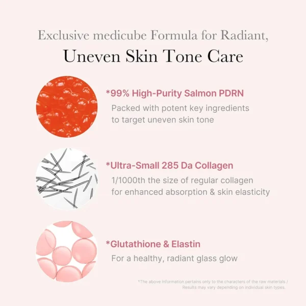 PACK 10 SUERO MEDICUBE SALMON DNA PDRN ONE DAY AMPOULE 0.51 OZ / 15 ML