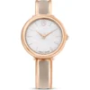 SWAROVSKI RELOJ CRYSTALLINE LUSTRE PARA MUJER | ROSE GOLD TONE METAL BAND