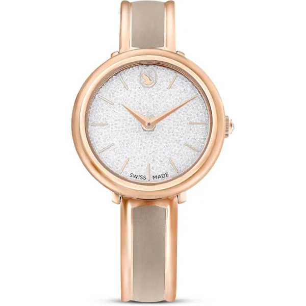 SWAROVSKI RELOJ CRYSTALLINE LUSTRE PARA MUJER | ROSE GOLD TONE METAL BAND